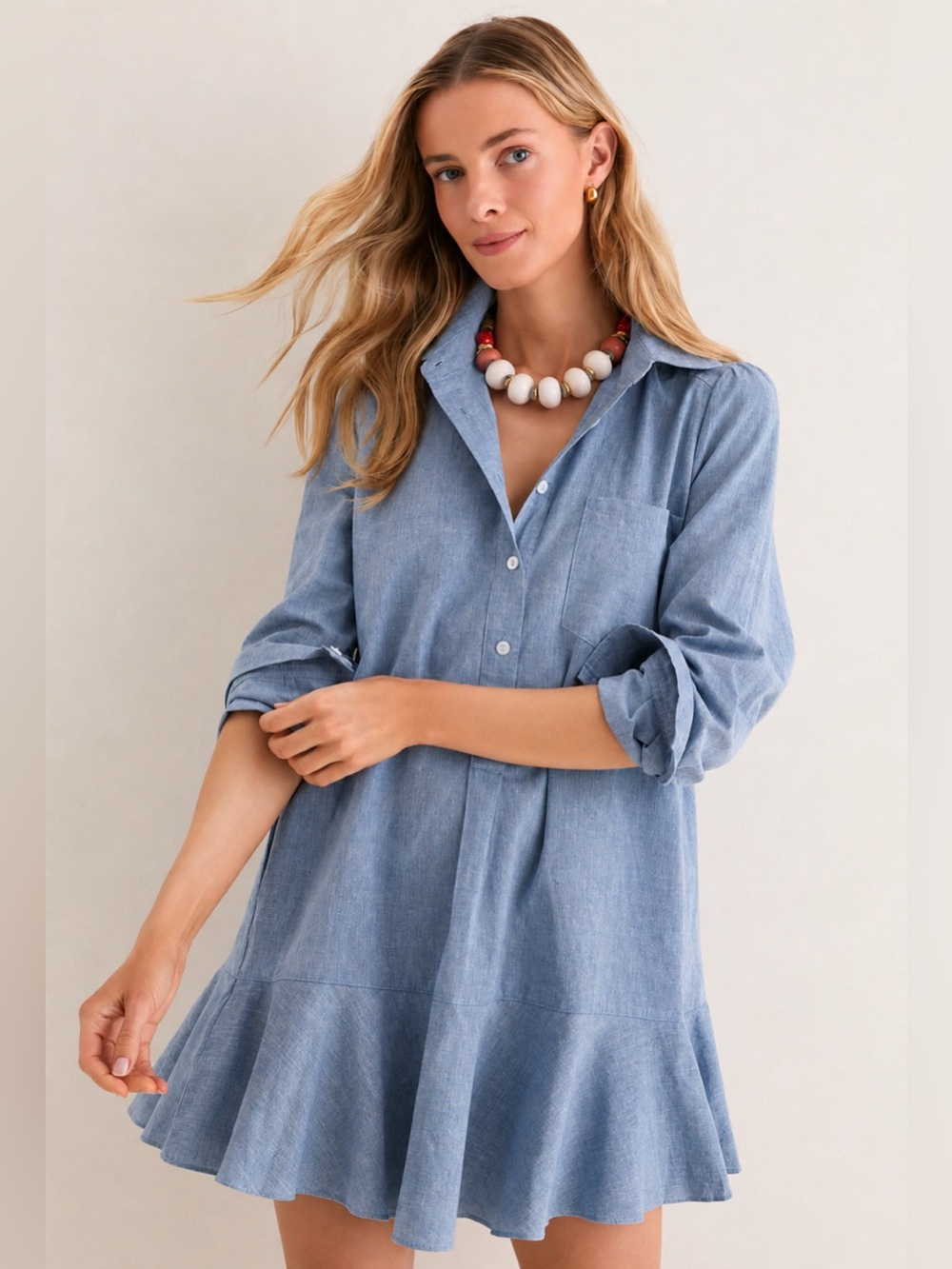 Tuckernuck Chambray Callahan Shirt Dress